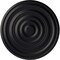 Ekena Millwork Carton Ceiling Medallion (For Canopies up to 3 3/4"), Hand-Painted Steel Gray, 17 3/4"OD x 1 3/8"P CM18CASGS - alternate 1
